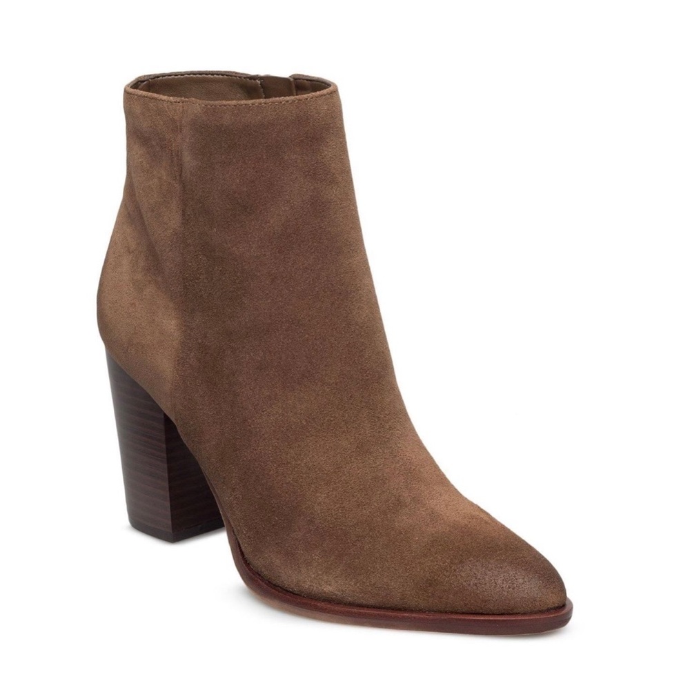 Sam Edelman Brown Suede Ankle Booties
